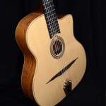 Manouche guitar “oval sound hole” (petite bouche) Mod.  2014